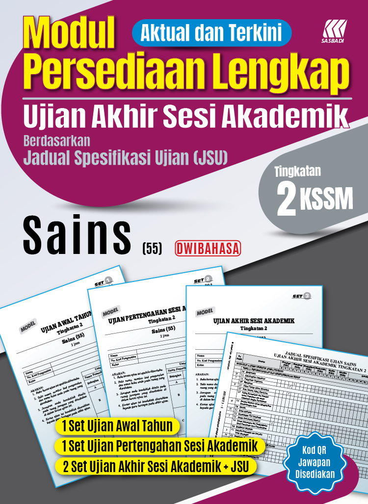 Modul Persediaan Lengkap UASA KSSM Sains Ting. 2 (Bilingual) Cover